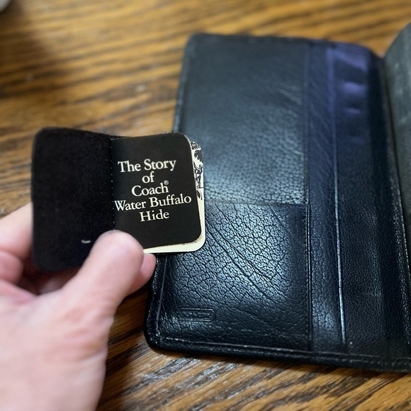 Vintage Coach leather mini address travel book. - Picture 7 of 11